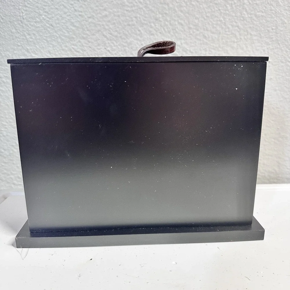 Vintage 2001 Lasercraft Flip Photo Album Frame Holds 60 4x6 Photos Black Y2K